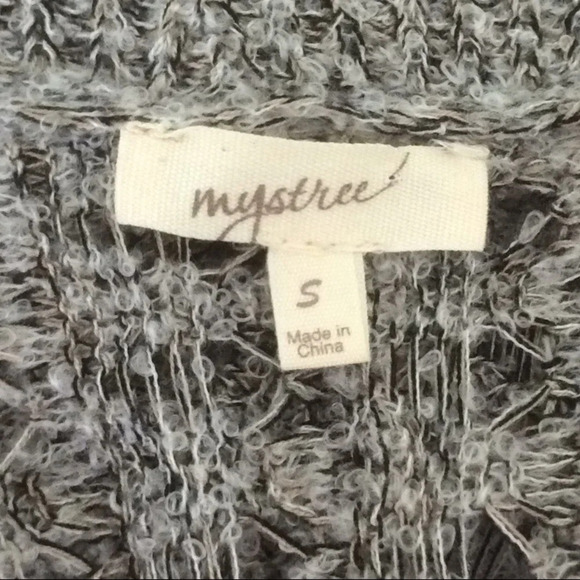 Mystree Long Open Cardigan With Shawl Collar - Picture 4 of 4